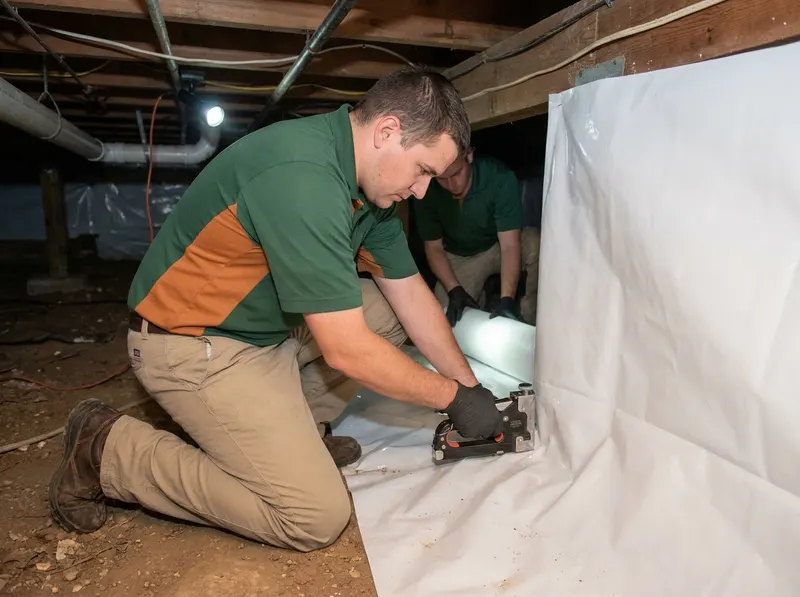 Crawlspace and Basement Moisture Barrier Treatment in Indianapolis, IN